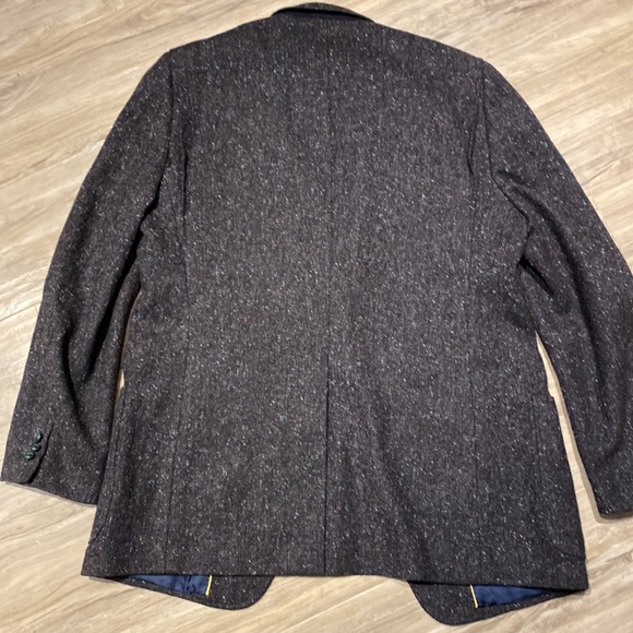 Scottish handwoven Wool Boyfriend/cowgirl boho equestrian Blazer w cottage vibe - Picture 16 of 16